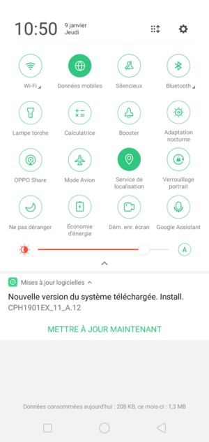 Désactiver le Service de localisation