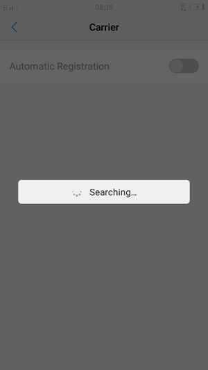 Wait for the search to finish