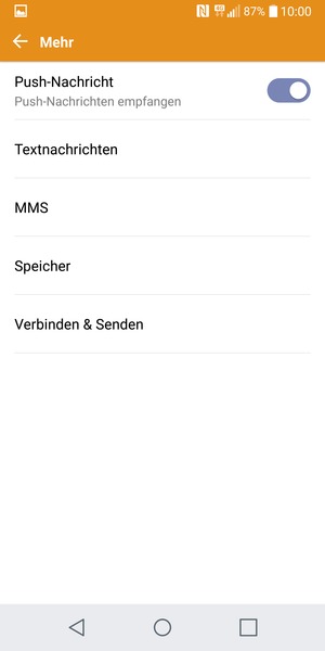 Wählen Sie Textnachrichten