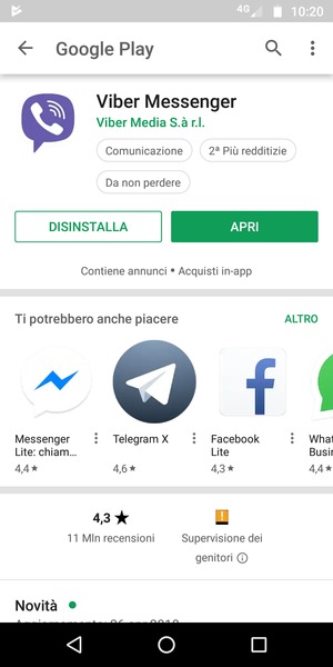 Seleziona APRI