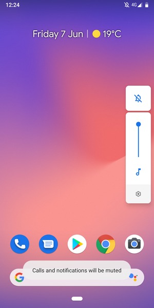 Select Mute to change to Sound mode again