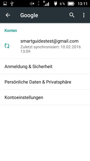 Wählen Sie Ihr Konto