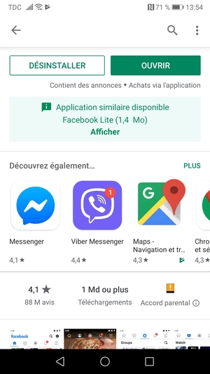 Sélectionnez OUVRIR