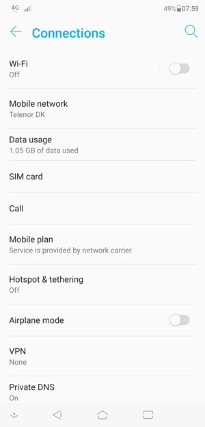 Select Hotspot & tethering