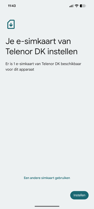 Selecteer Instellen