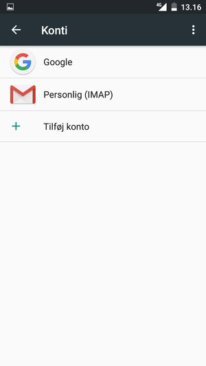 Vælg Google