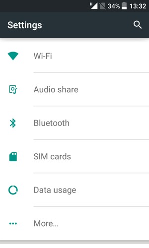 Select Wi-Fi