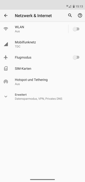 Wählen Sie WLAN