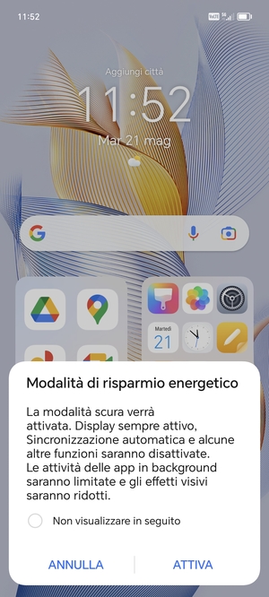Seleziona ATTIVA