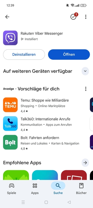 Wählen Sie Öffnen