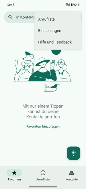 Wählen Sie Einstellungen