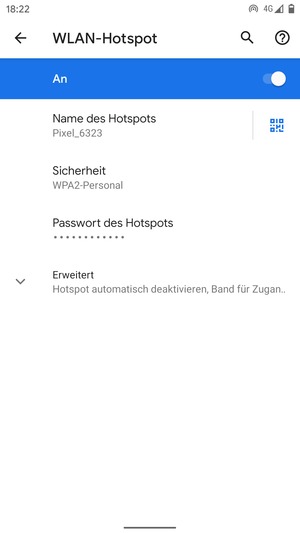 Ihr Handy ist jetzt für die Verwendung als Modem eingerichtet