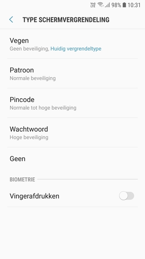 Selecteer Patroon