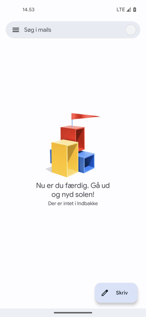 Din konto er klar til brug