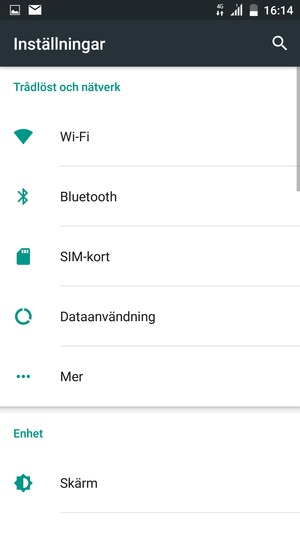 Välj Mer