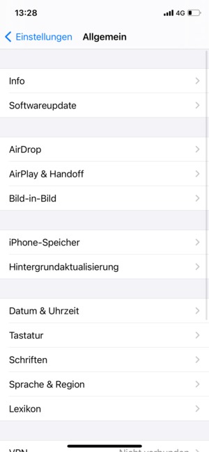 Wählen Sie Softwareupdate