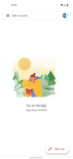 Hotmail er klar til bruk