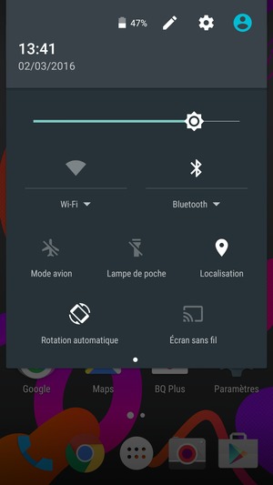Désactiver le Wi-Fi et le Bluetooth