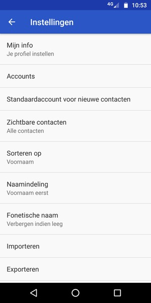 Selecteer Importeren