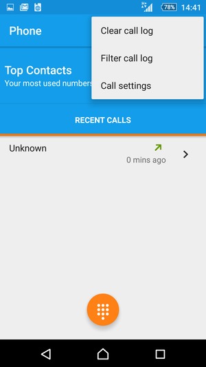 Select Call settings