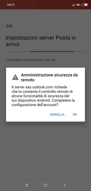 Seleziona OK