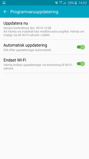 Välj Uppdatera nu