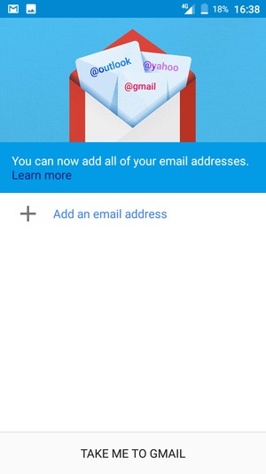 Select Add an email address