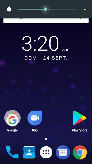 Continúe presionando para ajustar el volumen hasta el nivel requerido