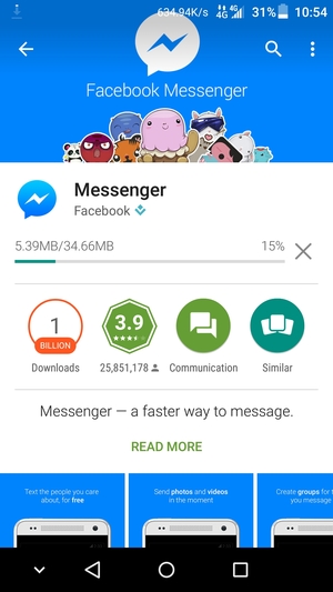 Wait for the installation process to finish