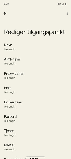 Skriv inn MMS-informasjon