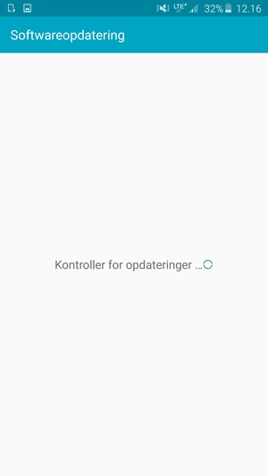 Afvent at søgningen er afsluttet