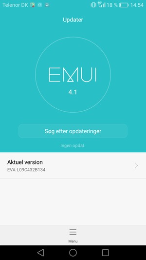Vælg Søg efter opdateringer