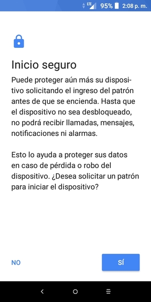 Seleccione la opción deseada