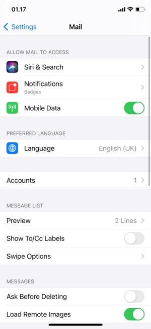 Select Accounts