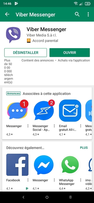 Sélectionnez OUVRIR