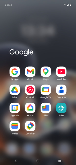 Sélectionnez Gmail