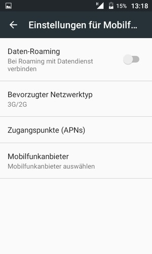 Wählen Sie Zugangspunkte (APNs)