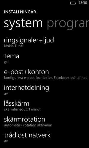 Välj trådlöst nätverk