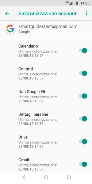 Seleziona il tasto Menu