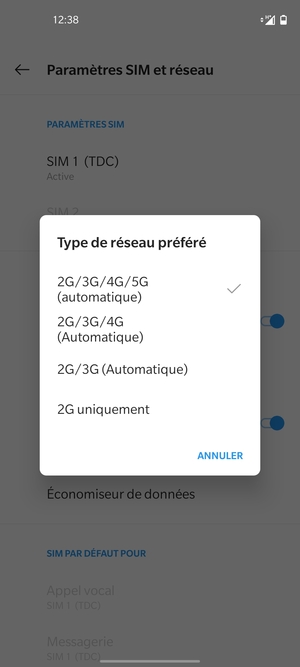 Sélectionnez votre option préférée