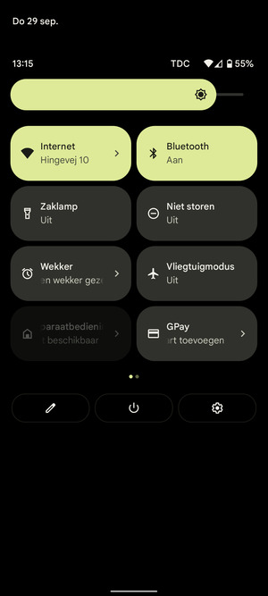 Selecteer Internet