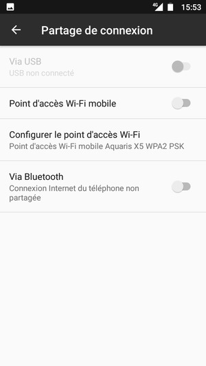 Sélectionnez Configurer le point d'accès Wi-Fi 