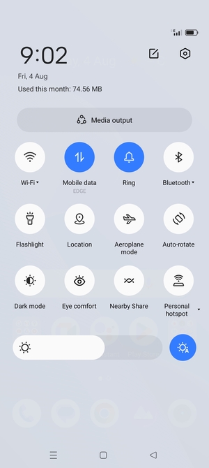 Select the Settings button