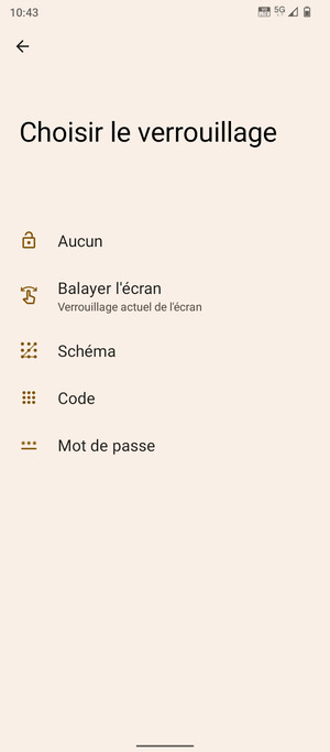 Sélectionnez Schéma