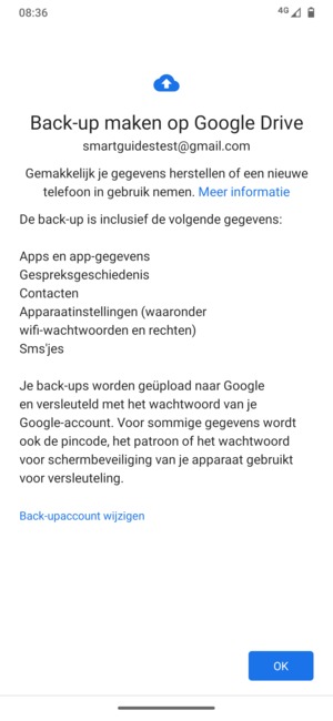 Selecteer OK