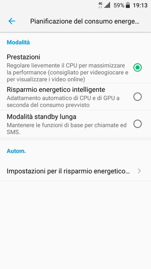 Attiva Risparmio energetico intelligente