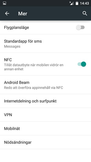 Välj Mobilnät
