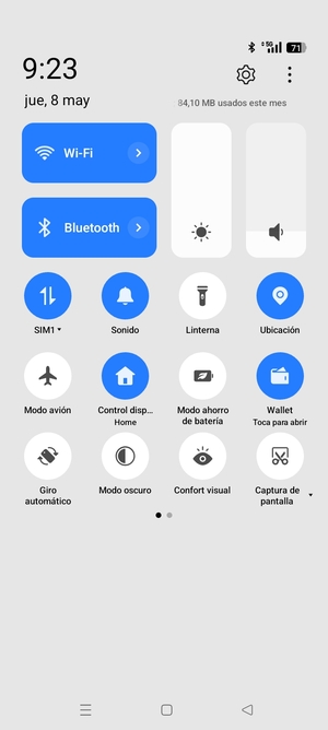 Desactive Wi-Fi y Bluetooth