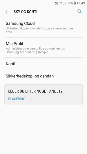Vælg Konti