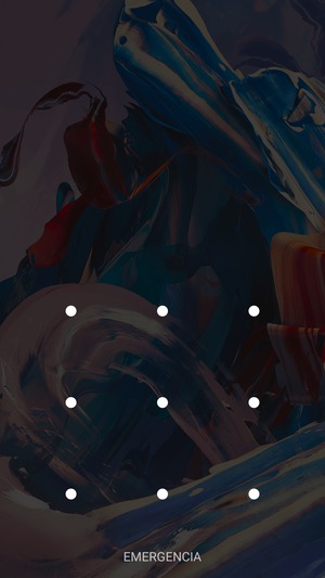 El teléfono ha sido asegurado con un bloqueo de pantalla